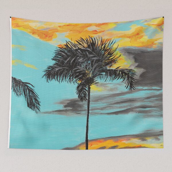 Item preview, Ocean View Palm designed and sold by artbydanielle.