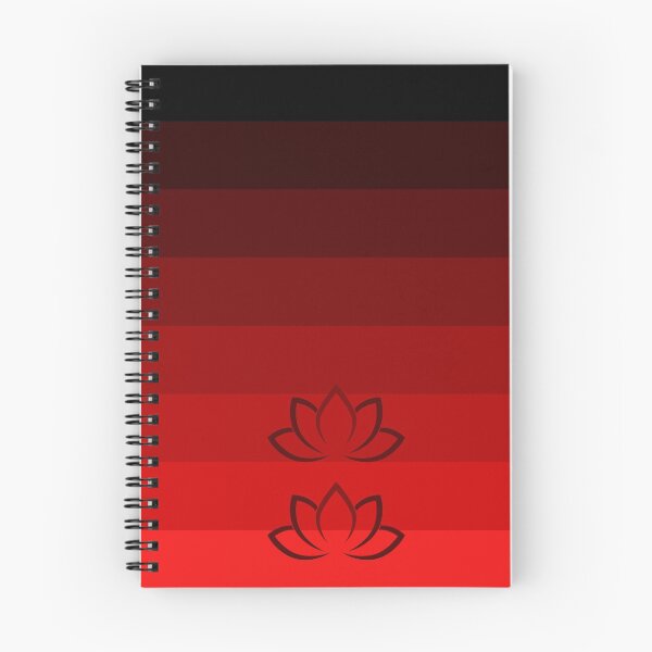Item preview, Lotus Flowers on Shades of Red Gradient designed and sold by barronangMedia.