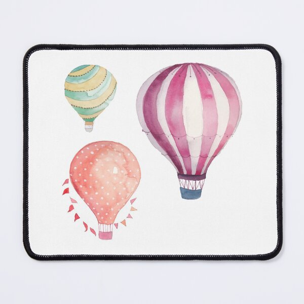 Item preview, hot air balloon watercolor designed and sold by hbnhicham.