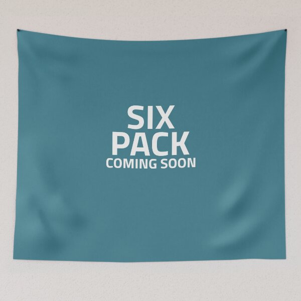 Item preview, Six Pack Coming Soon Workout Goals  designed and sold by AlwaysAwesome.