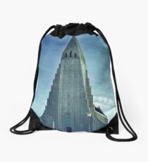 Hallgrimskirkja Drawstring Bag
