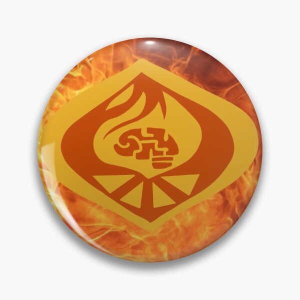 Item preview, Pyrokinesis Button  designed and sold by faerendipity.