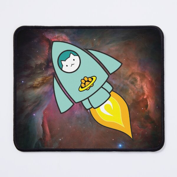 Item preview, Fat Cat Rocketship designed and sold by Keska.