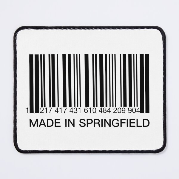Item preview, Made In Springfield (Springfield Barcode Label) designed and sold by molamode.