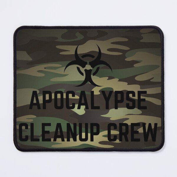 Item preview, Apocalypse Cleanup Crew designed and sold by Rumrabbit82.