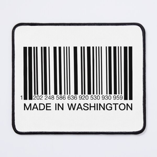Item preview, Made In Washington Barcode  designed and sold by molamode.