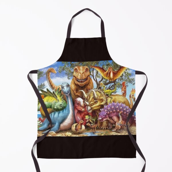 Item preview, Assorted Dinosaur Characters Black designed and sold by Rowena Jones.