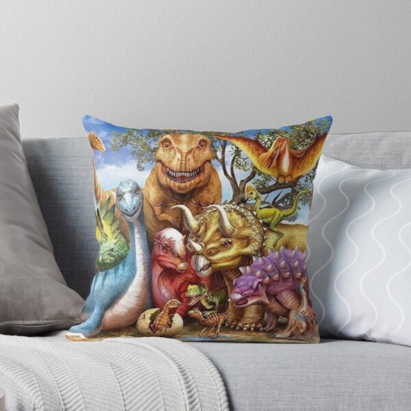 Item preview, Assorted Dinosaur Characters Black designed and sold by Rowena Jones.