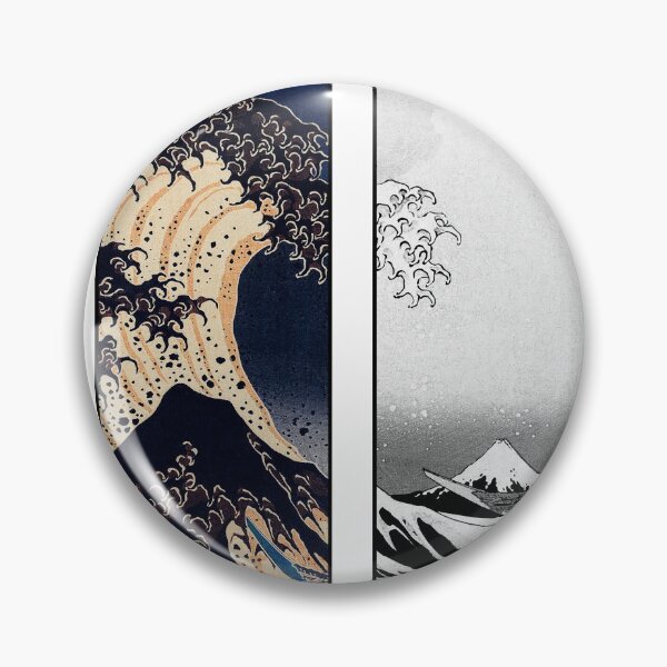 Item preview, Gran ola de Kanagawa Color Glitch designed and sold by ind3finite.