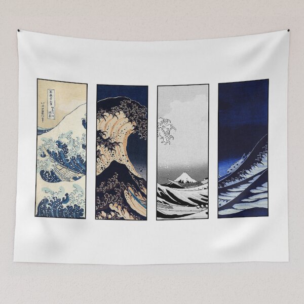 Item preview, Great Wave off Kanagawa Color Glitch designed and sold by ind3finite.