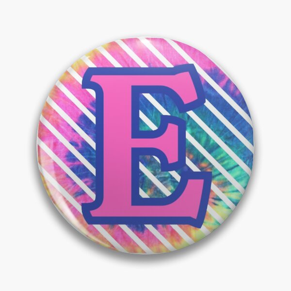 Artikelvorschau, Initial E. Buchstabe E. Monogramm E. Tie Dye. entworfen und verkauft von ABInspired.