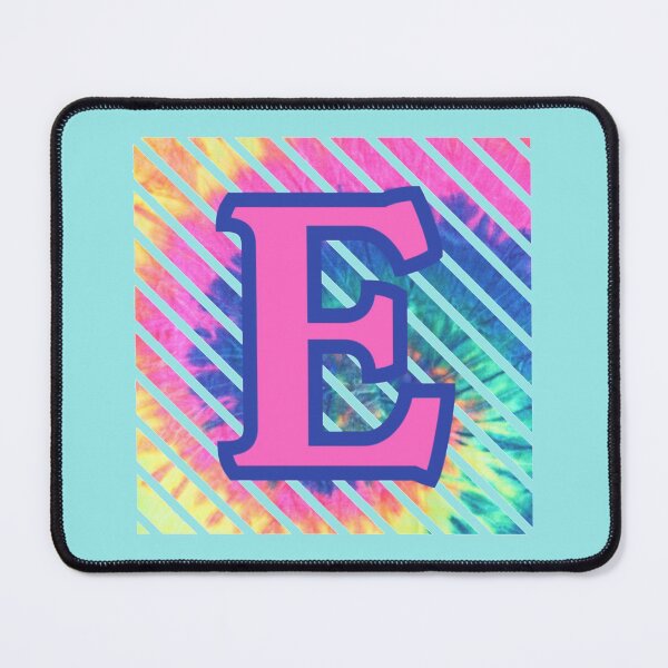 Artikelvorschau, Initial E. Buchstabe E. Monogramm E. Tie Dye. entworfen und verkauft von ABInspired.