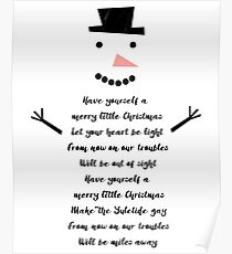Have Yourself a Merry Little Snowman Poster