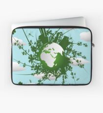 Eco friendly background Laptop Sleeve