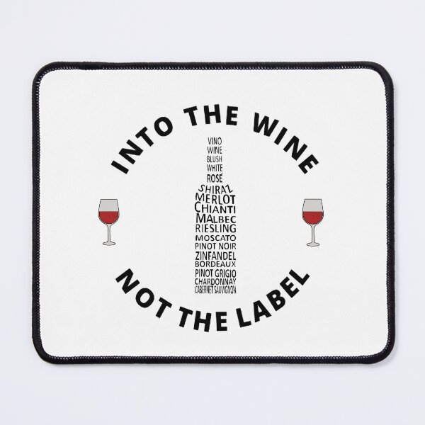 Item preview, Into the Wine Not the Label - Wine Varieties In A Bottle Shape designed and sold by molamode.