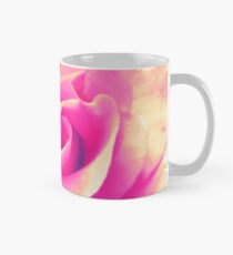Rosenblüte - rosa - gelb - Wassertropfen - Rose - yellow - pink Tasse
