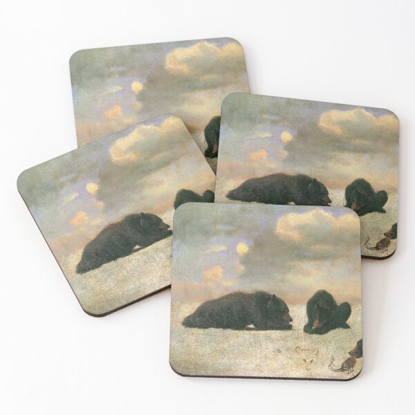 Item preview, 'Grizzly Bears' by Bierstadt (Reprint) designed and sold by Classic Visions Gallery.