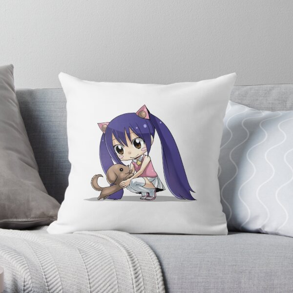 Wendy chibi Fairy Tail Throw Pillow