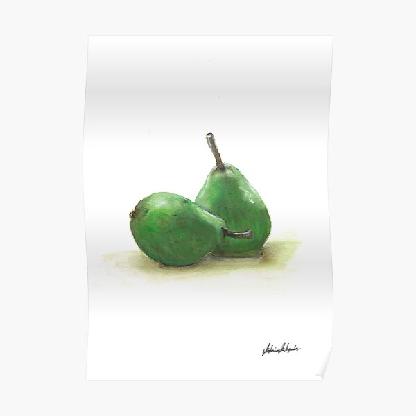 Two Pears Poster
