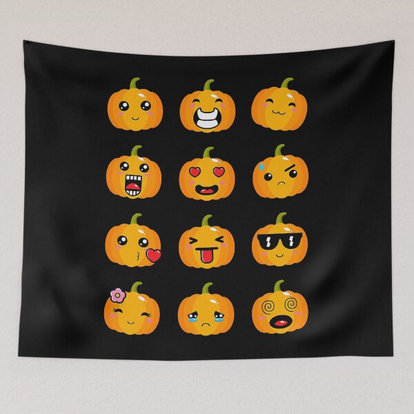 Item preview, Halloween Pumpkins Emotions Boys Girls Kids Cute Halloween designed and sold by dunhamo.