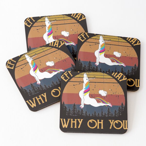 Item preview, Eff You See Kay Why Oh You Unicorn Retro Vintage designed and sold by DavidBenson47.