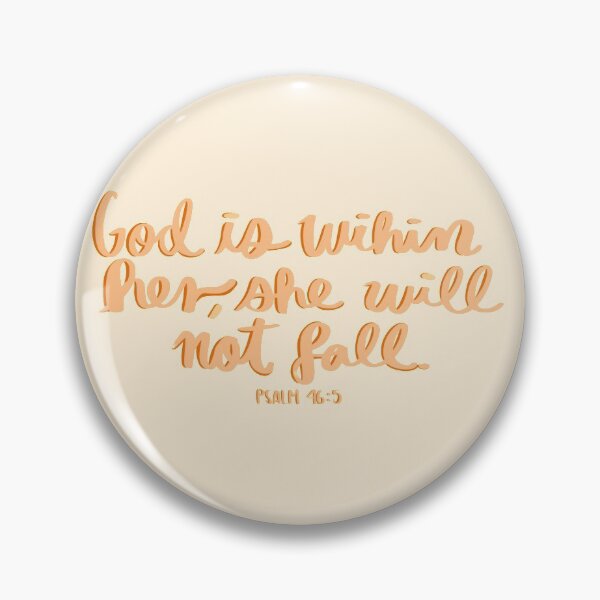 Item preview, God is within her she will not fall, Psalm designed and sold by SabrinaGold.