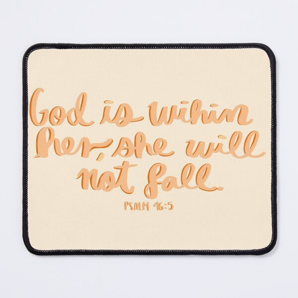 Item preview, God is within her she will not fall, Psalm designed and sold by SabrinaGold.