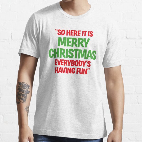 Merry Christmas Everyone Shakin 39 Stevens Lyric T Shirt By Mediabee Redbubble