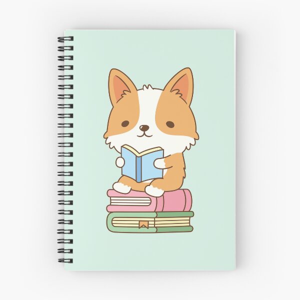 Item preview, Cute Corgi Loves To Read Books designed and sold by rustydoodle.