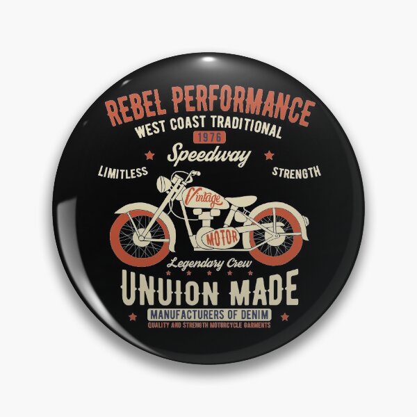 Item preview, Vintage Motorcycle Rebel Performance Union Made designed and sold by sevenonesix.