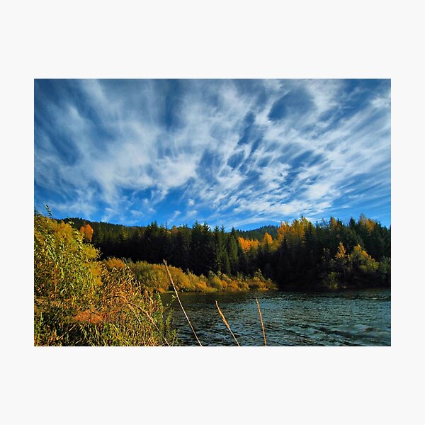 Beautiful autumn day. Wisła Czarne Fojtula Photographic Print