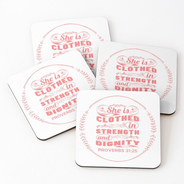 Item preview, She Is Clothed In Strength And Dignity - Proverbs 31:25 designed and sold by edwinvisuals.
