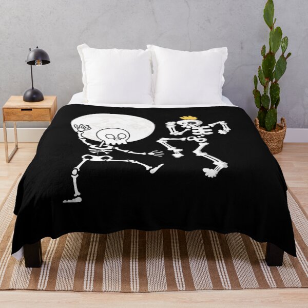 Item preview, Dance Of Death Macabre Skeleton Skull Halloween Gift Idea- Funny Full Moon designed and sold by DKA-2ndBoy.