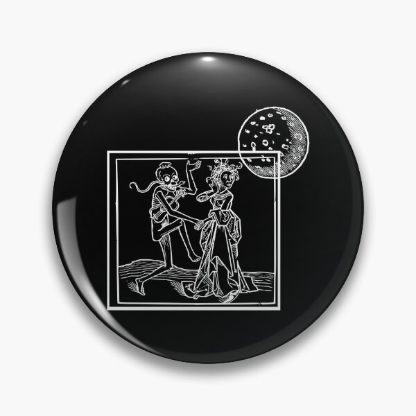 Item preview, Dance Of Death Macabre Skeleton Skull with My Lady Halloween Gift Idea designed and sold by DKA-2ndBoy.