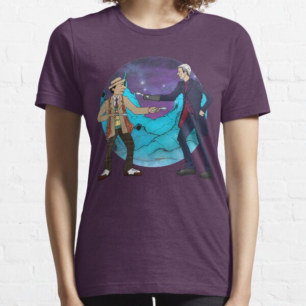 Of Spoons and Scotsmen #4 (Characters and Round Background) Essential T-Shirt