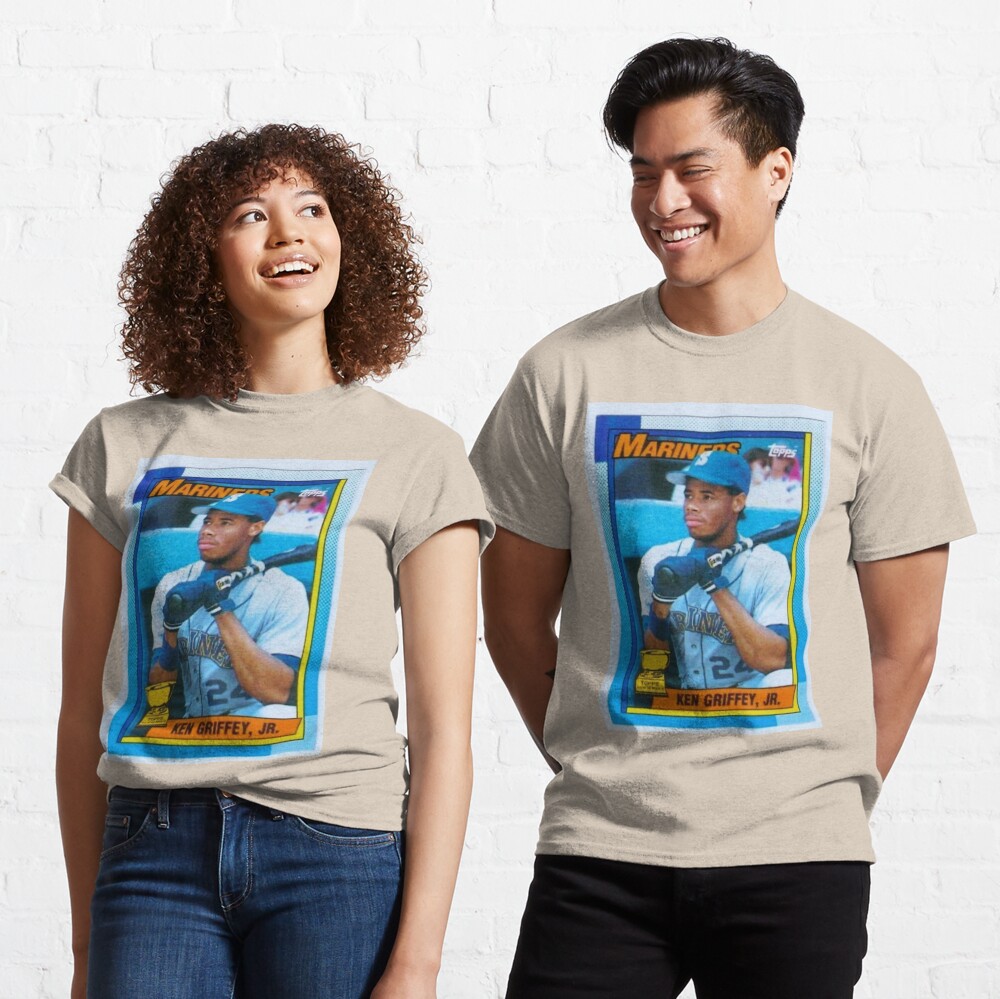 Ken Griffey Jr. ‘Topps’ Seattle Mariners 24 Outfielder All Star Vintage |  Essential T-Shirt