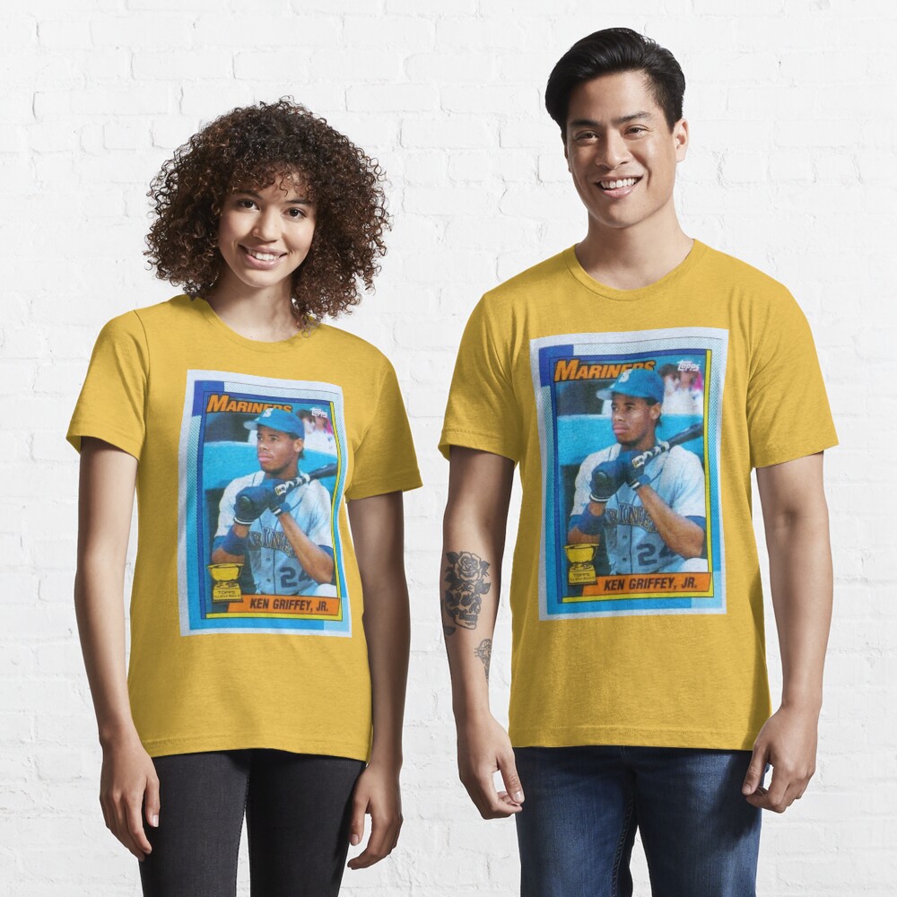 Ken Griffey Jr. ‘Topps’ Seattle Mariners 24 Outfielder All Star Vintage |  Essential T-Shirt