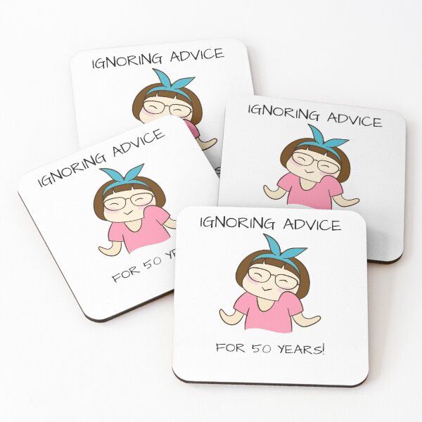 Item preview, Ignoring Advice 50th Birthday designed and sold by TrueFit Essentials.
