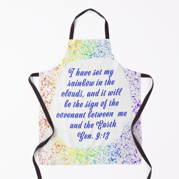 Item preview, Genesis 9:13 Bible Verse Rainbow Pattern designed and sold by KTCreativeSide.