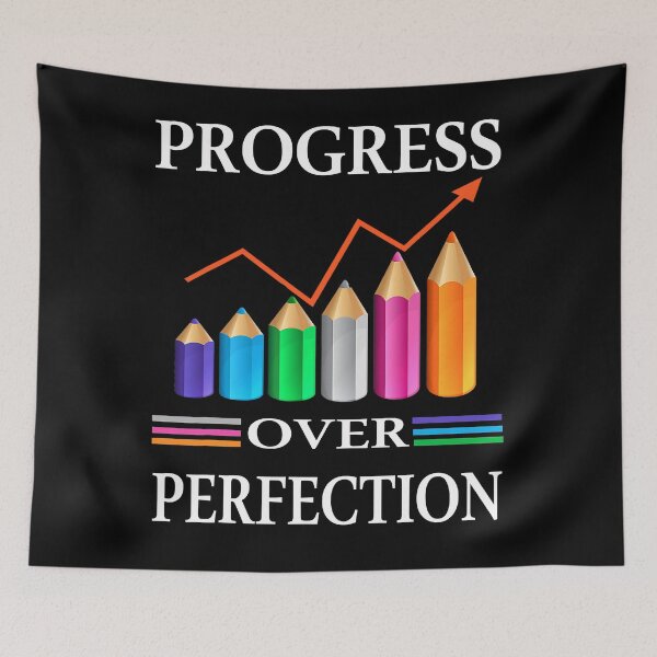 Item preview, Progress Over Perfection Teaching Job Proud Teacher designed and sold by dunhamo.