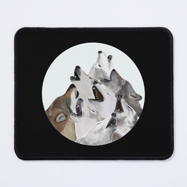 Item preview, Wolves Howling at the Moon designed and sold by Amy Hadden.