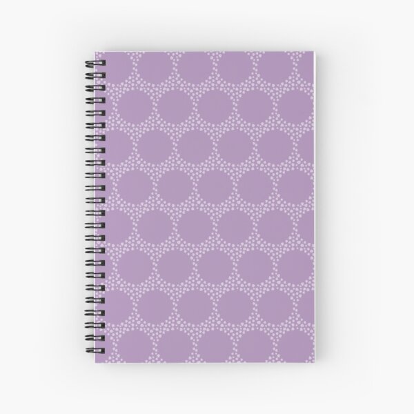 Lavender Dots Spiral Notebook