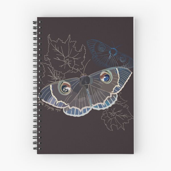 Item preview, Blue Noctuid Moth designed and sold by poppybludesign.