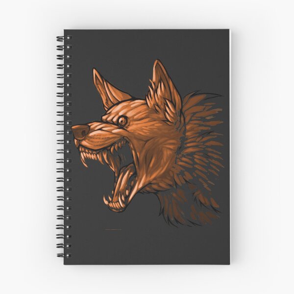 Item preview, Orange Wolf Head Design designed and sold by InkDOTInc.