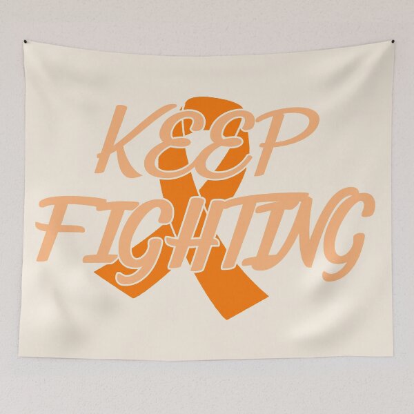 Item preview, KEEP FIGHTING kidney leukemia cancer designed and sold by amathestria.