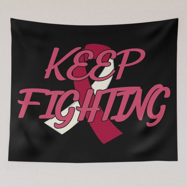 Item preview, KEEP FIGHTING head and neck cancer designed and sold by amathestria.