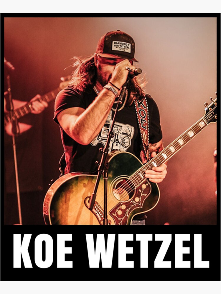 “Koe Wetzel " Sticker by AmyDeponte | Redbubble
