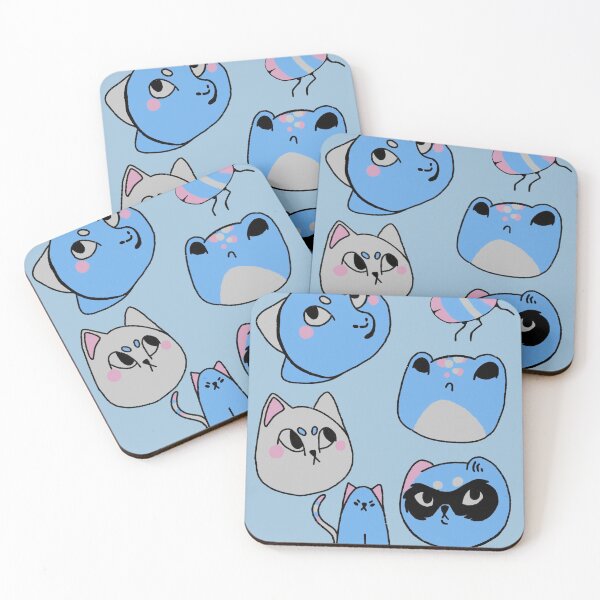 Item preview, Pride Critters (Trans) designed and sold by Hoblin-Goblin.