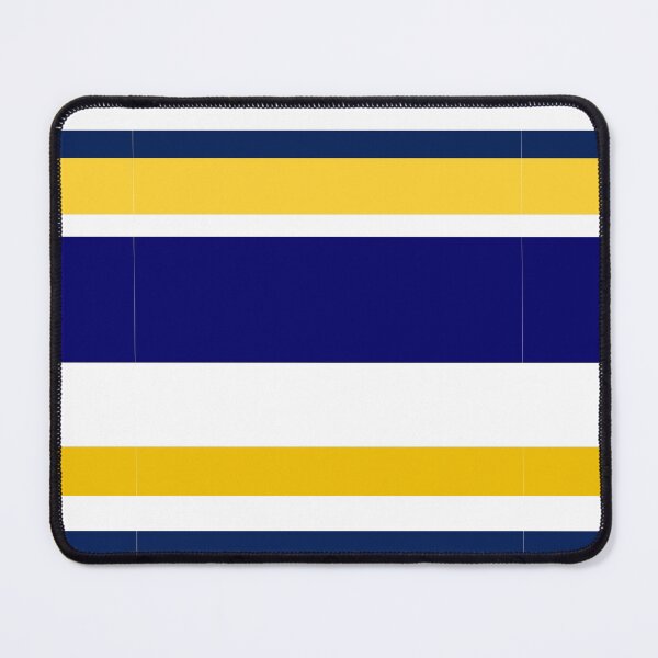 Item preview, Navy White And Yellow Gold Stripes, endless patern, wagara,Blue Jackets, blue wall designed and sold by bubbley2021.
