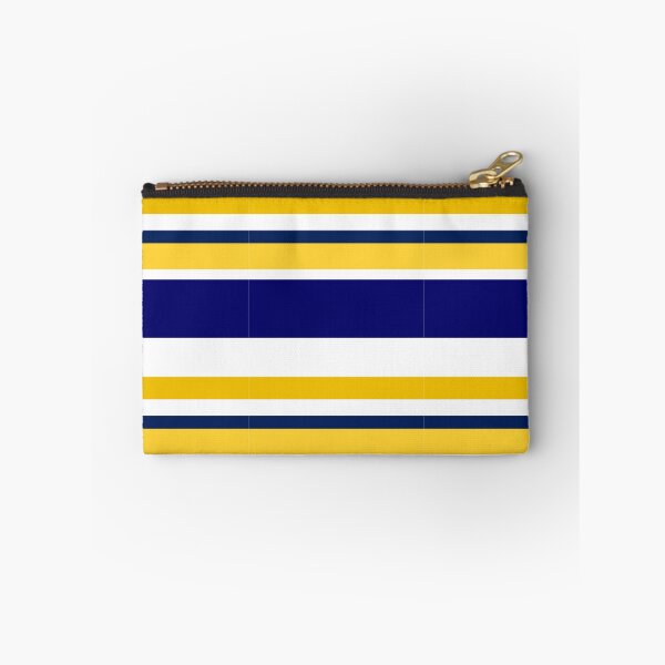 Item preview, Navy White And Yellow Gold Stripes, endless patern, wagara,Blue Jackets, blue wall designed and sold by bubbley2021.